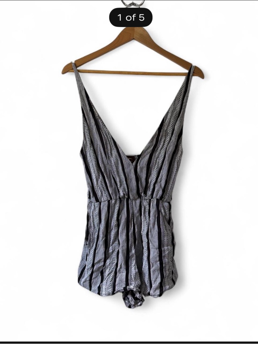 Planet blue try blu pool party striped romper small